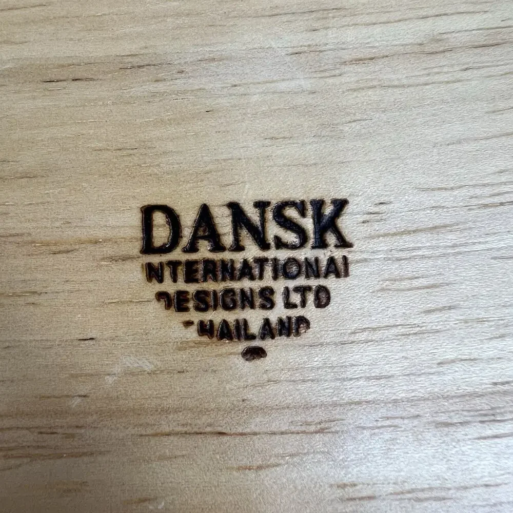 DANSK‎ Scandanavian TEAK MCM Teak Wood Divided Candy Nut Dish Tray Bowl